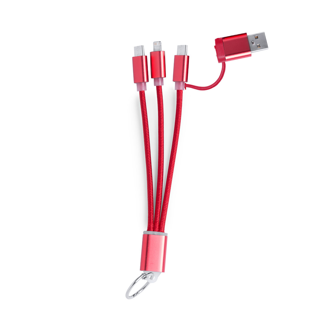 Kabel ładujący Frecles P167057T czerwony