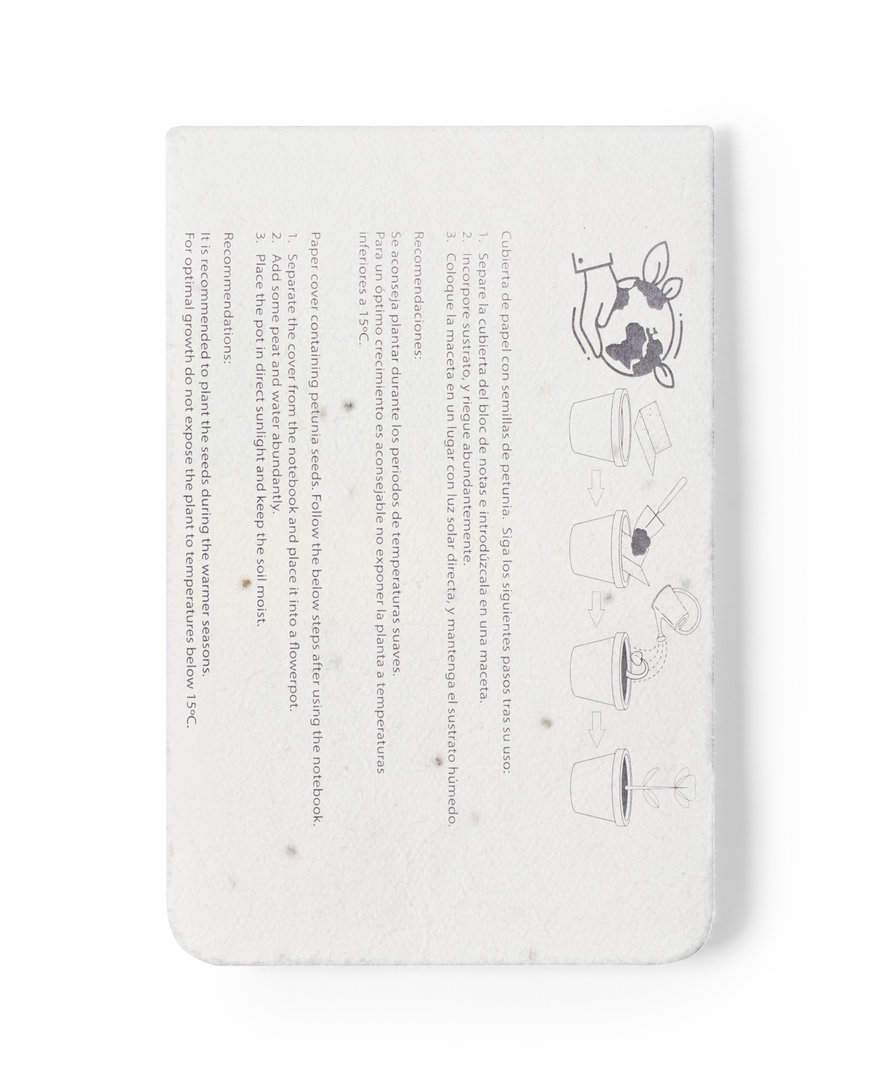 Notes samoprzylepny z papieru nasiennego Amenti P168219T