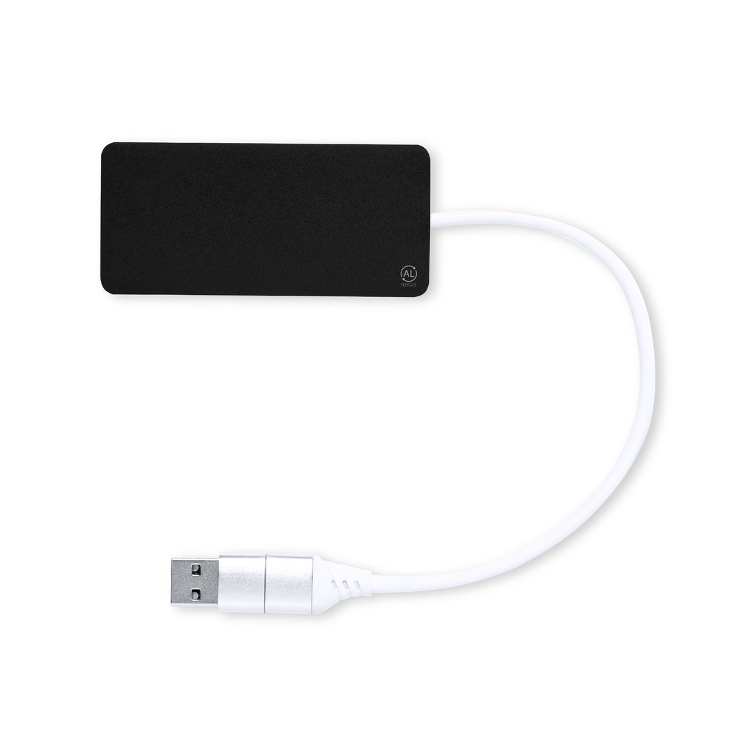 Hub USB Kalat P168360T czarny Hub USB Kalat P168360T czarny