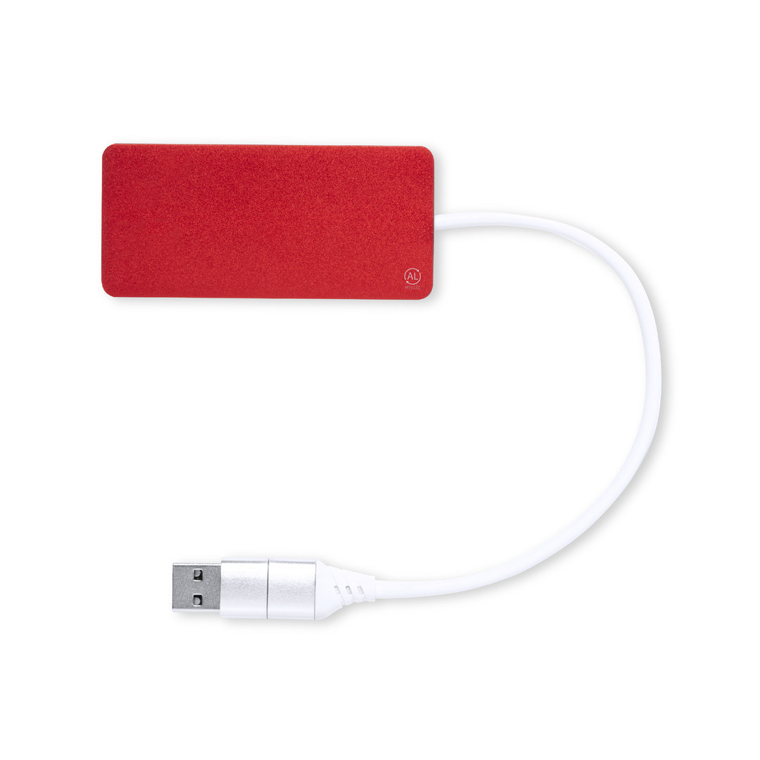Hub USB Kalat P168360T czerwony Hub USB Kalat P168360T czerwony