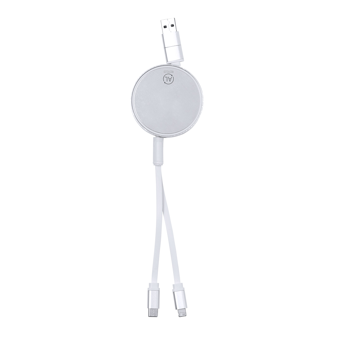 Kabel ładujący Freud P170433T srebrny