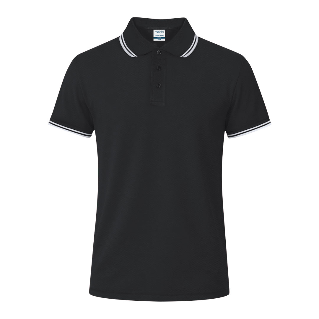 Koszulka polo Tecnic Zawak P171467T czarny