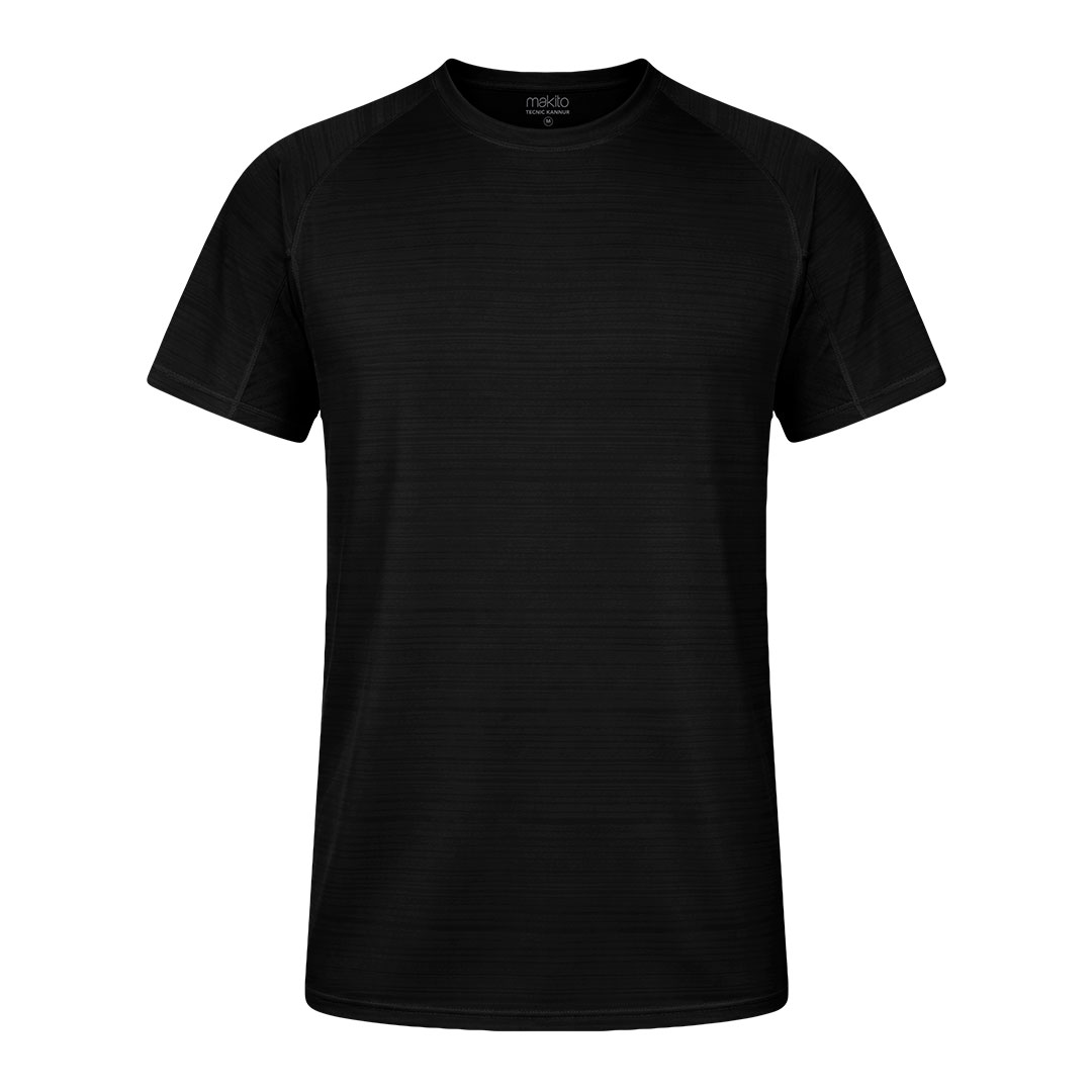 T-shirt dla dorosłych Tecnic Kannur P171667T czarny T-shirt dla dorosłych Tecnic Kannur P171667T czarny