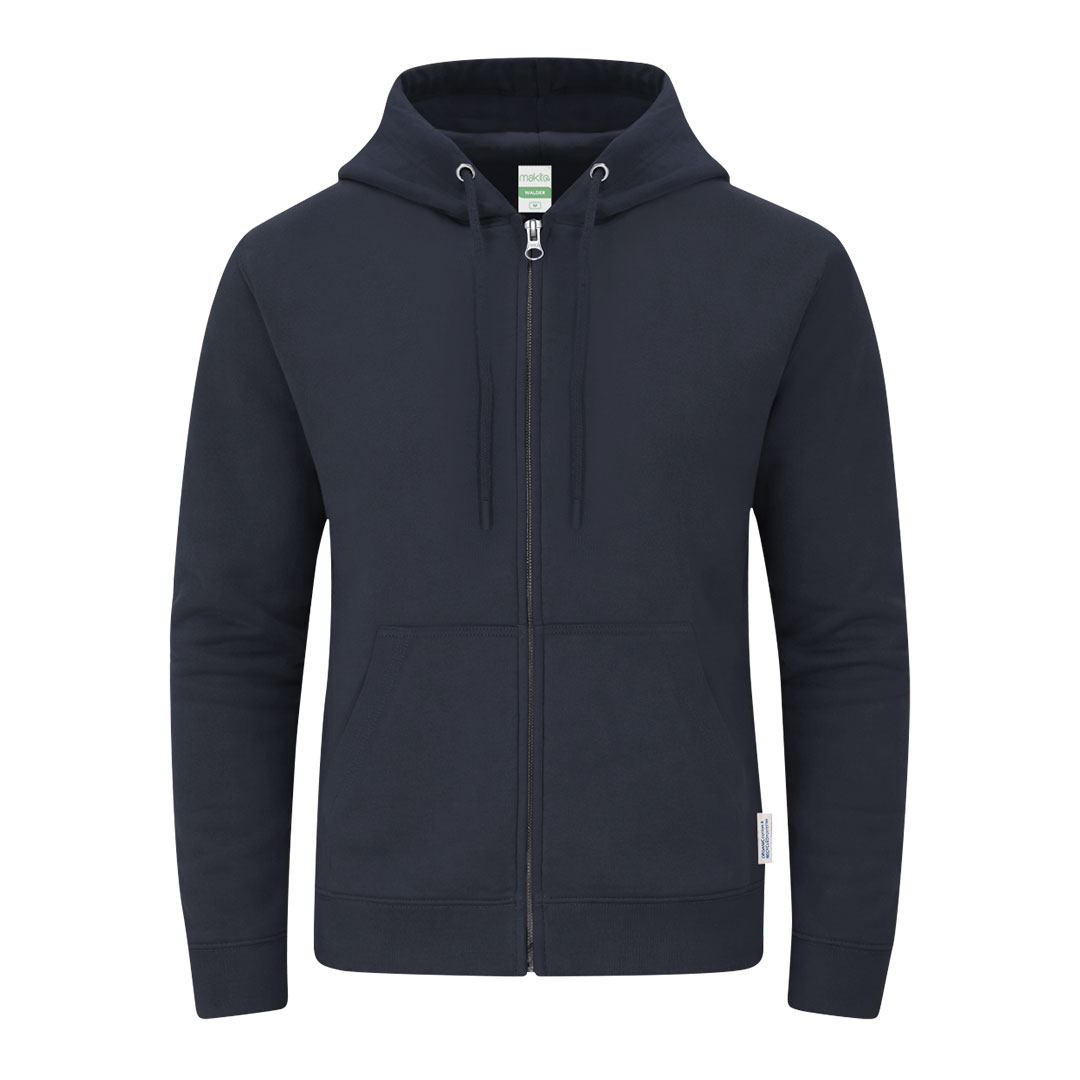 Bluza z kapturem i zamkiem dla dorosłych Walder P172295T granatowy ciemny Bluza z kapturem i zamkiem dla dorosłych Walder P172295T granatowy ciemny