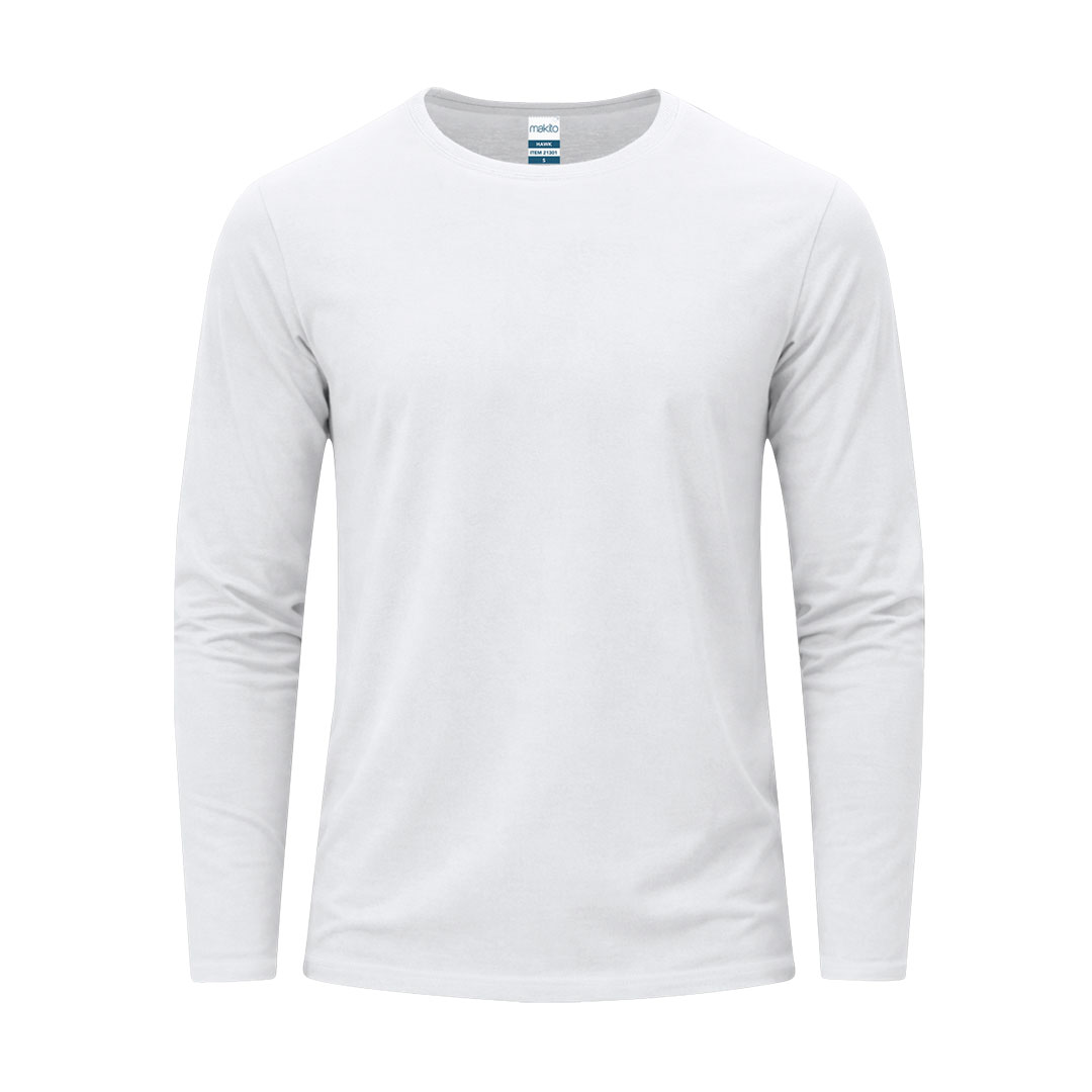 Biały T-shirt dla dorosłych Plint P172351T MKT-21300-W