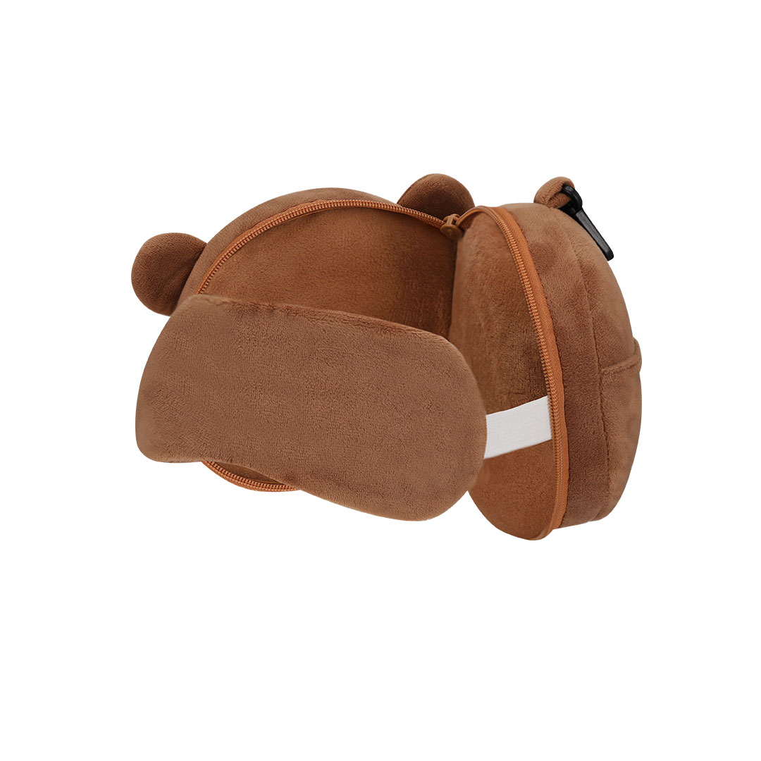Poduszka podróżna z maską na oczy Stanek P172929T