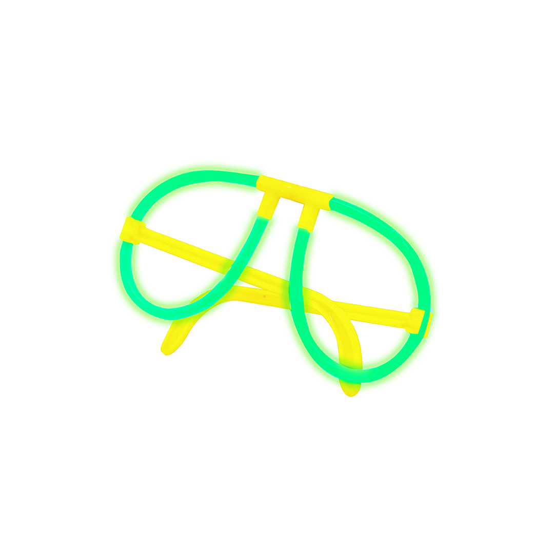 Świecące okulary Tobeck P173111T zielony fluorescencyjny