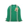 Worek ze sznurkiem Dykes Fairtrade P173389T zielony