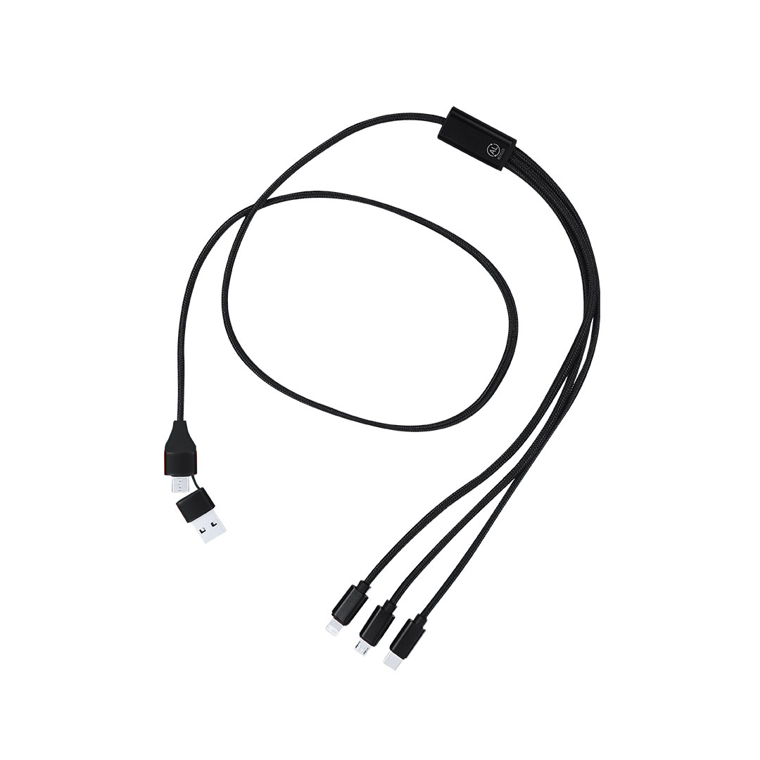 Kabel ładujący Clodan P173641T czarny Kabel ładujący Clodan P173641T czarny