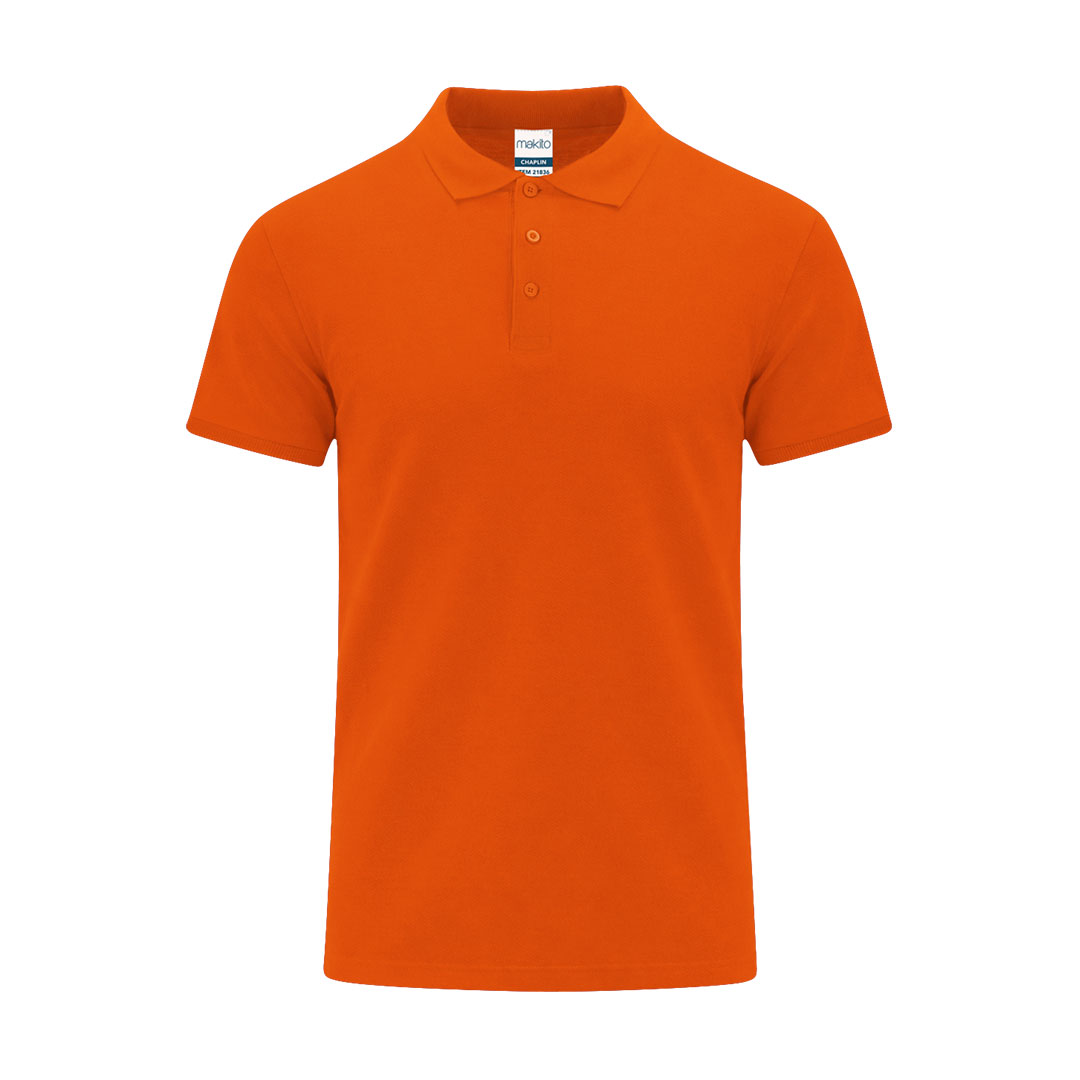 Adult Colour Polo Shirt Chaplin P173940T pomarańczowy