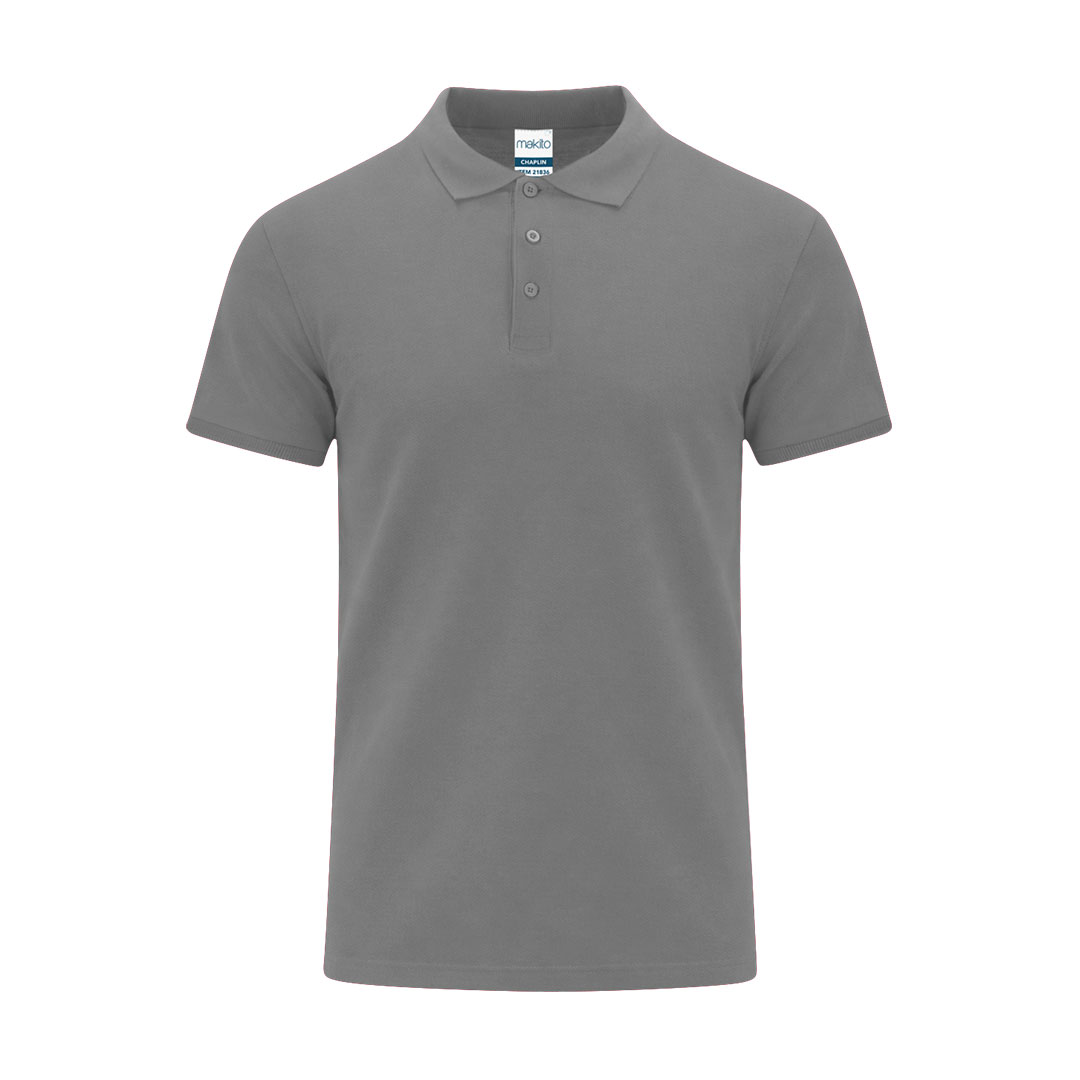 Adult Colour Polo Shirt Chaplin P173940T szary