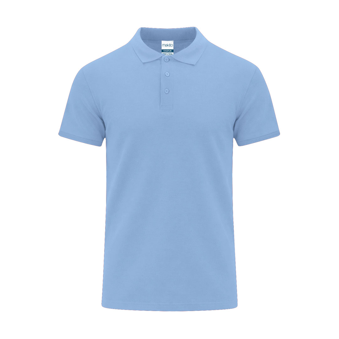 Adult Colour Polo Shirt Chaplin P173940T błękitny