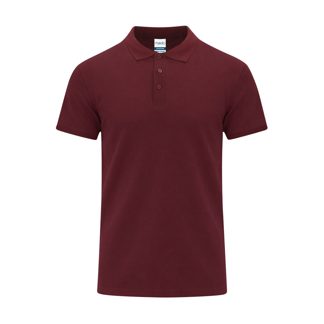 Adult Colour Polo Shirt Chaplin P173940T bordowy