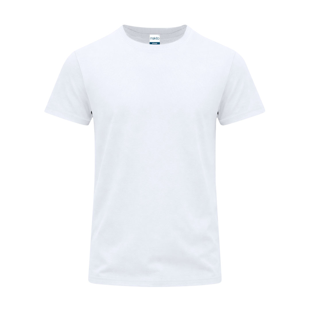 Biały T-shirt dla dorosłych Stiles P174013T MKT-21839-W