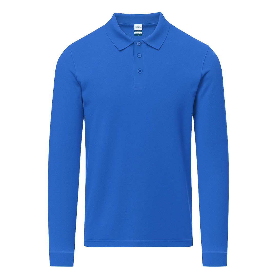 Adult Colour Polo Shirt Charlot P175057T niebieski