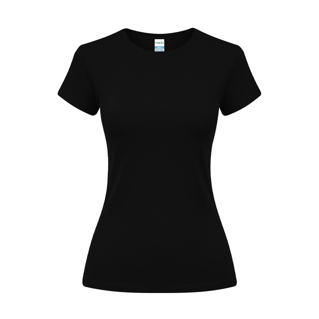 Damski kolorowy T-shirt Epika P175759T czarny Damski kolorowy T-shirt Epika P175759T czarny
