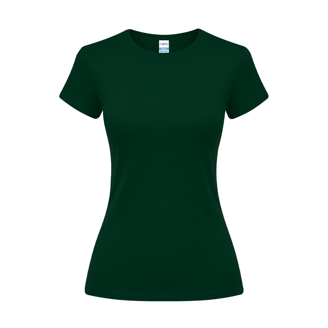 Damski kolorowy T-shirt Epika P175759T zielony butelkowy Damski kolorowy T-shirt Epika P175759T zielony butelkowy