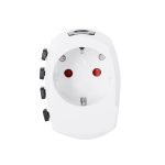 Uniwersalny adapter podróżny SKROSS PRO 3-POLE P175452T 