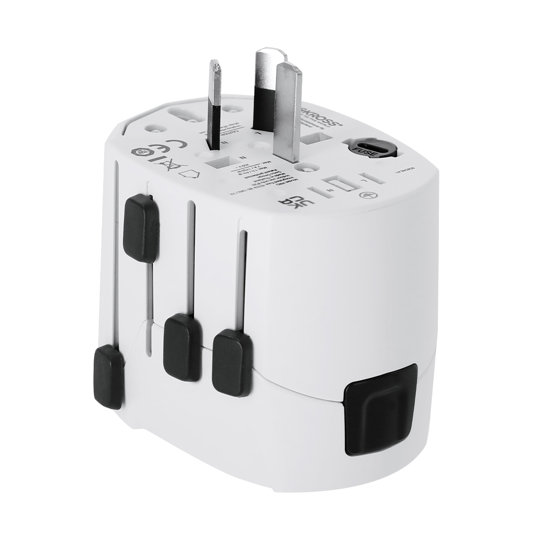 Uniwersalny adapter podróżny SKROSS PRO 3-POLE P175452T