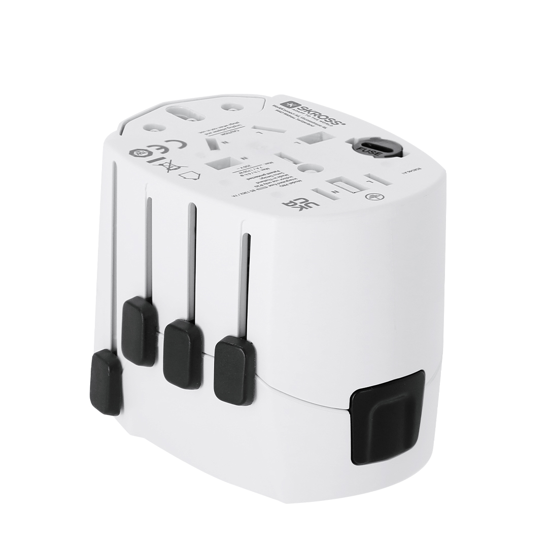 Uniwersalny adapter podróżny SKROSS PRO 3-POLE P175452T