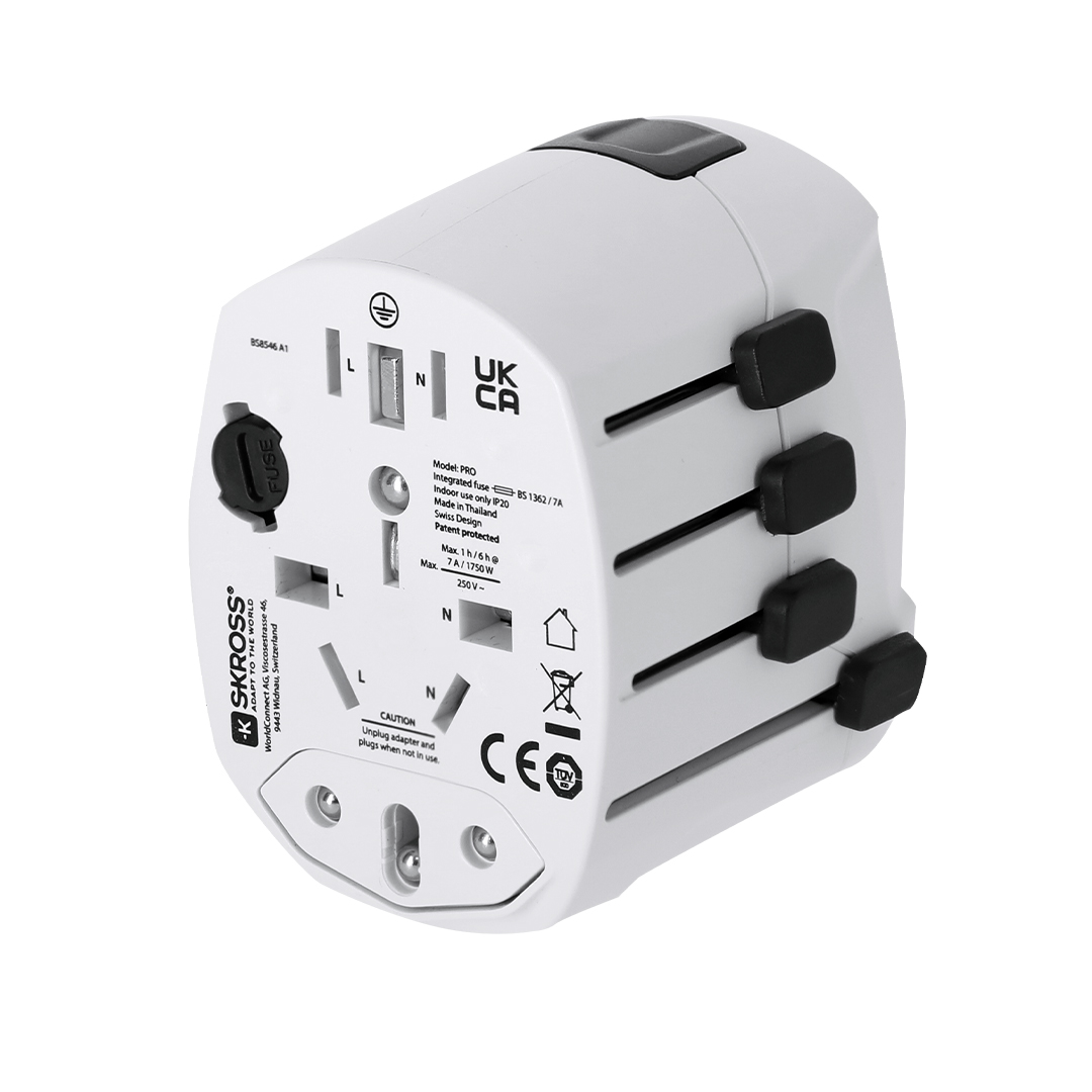 Uniwersalny adapter podróżny SKROSS PRO 3-POLE P175452T