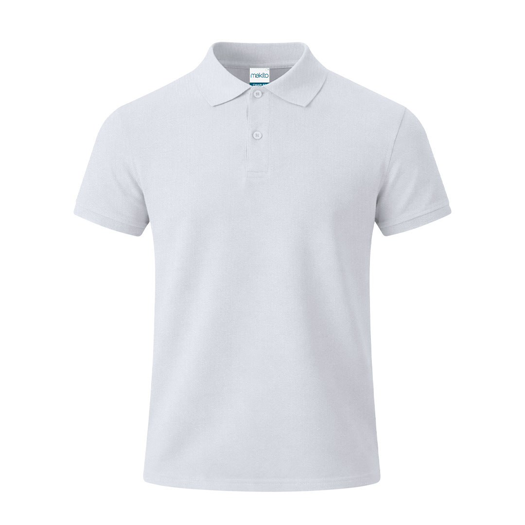 Dorosła biała koszulka polo Charles P176486T MKT-22338-W Dorosła biała koszulka polo Charles P176486T MKT-22338-W