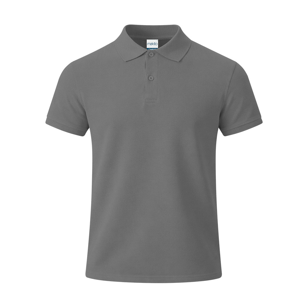 Adult Colour Polo Shirt Charles P176492T szary