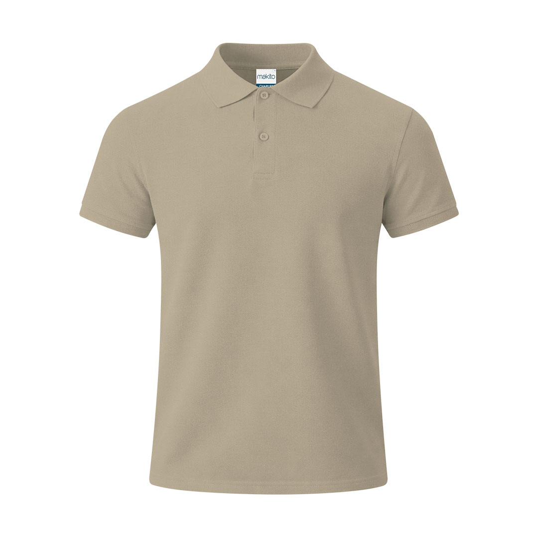 Adult Colour Polo Shirt Charles P176492T piaskowy