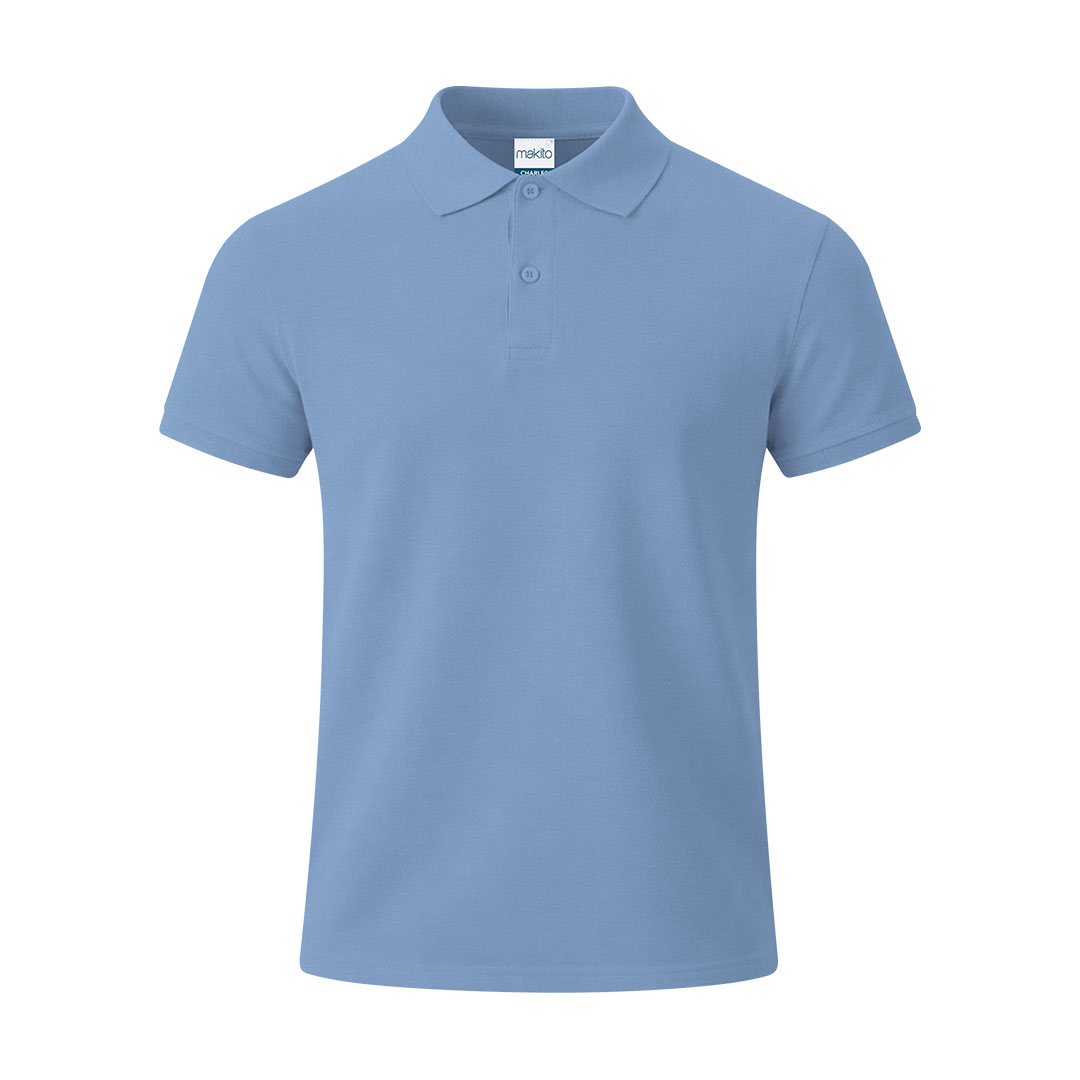 Adult Colour Polo Shirt Charles P176492T błękitny
