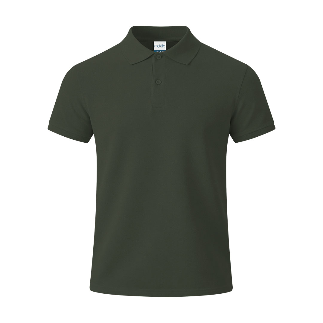 Adult Colour Polo Shirt Charles P176492T zielony butelkowy