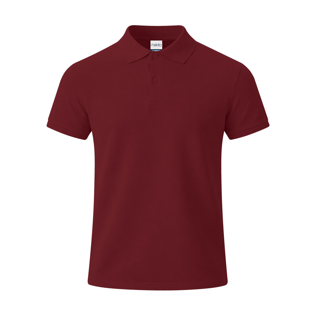 Adult Colour Polo Shirt Charles P176492T bordowy