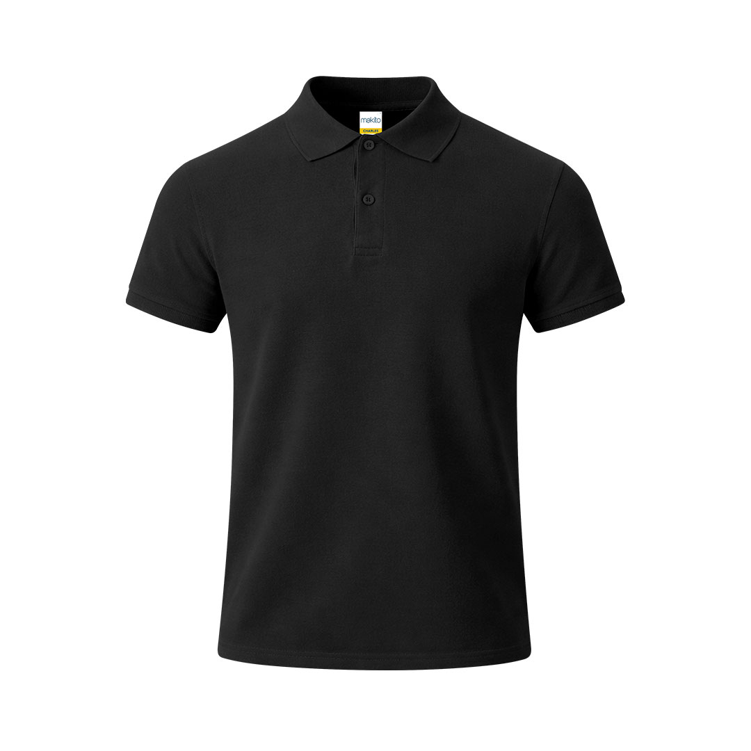 Dziecięce kolorowe polo Charles P176613T czarny