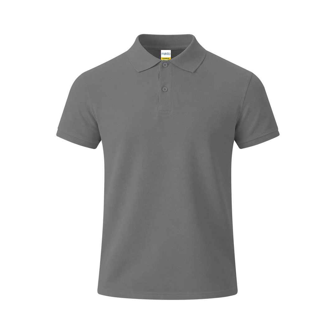 Dziecięce kolorowe polo Charles P176613T szary
