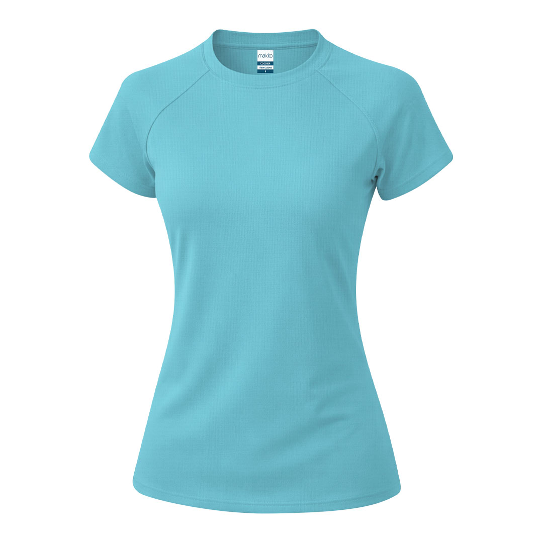 Damski T-shirt Cocker P176688T turkusowy