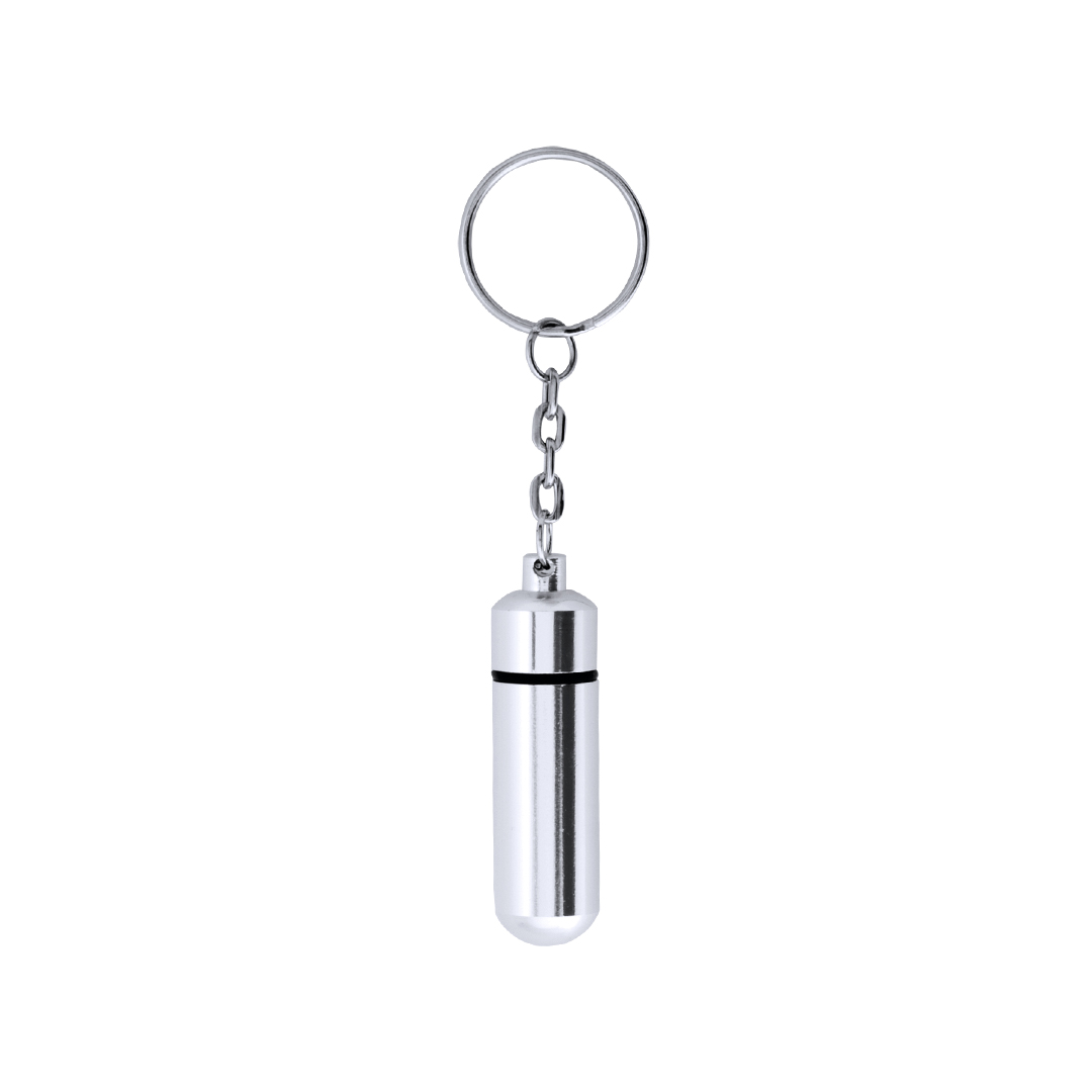 Brelok z dozownikiem tabletek Alumpill P160595T MKT-3168S/T