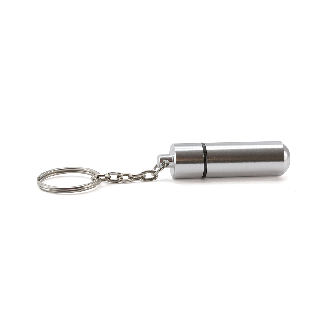 Brelok z dozownikiem tabletek Alumpill P160595T