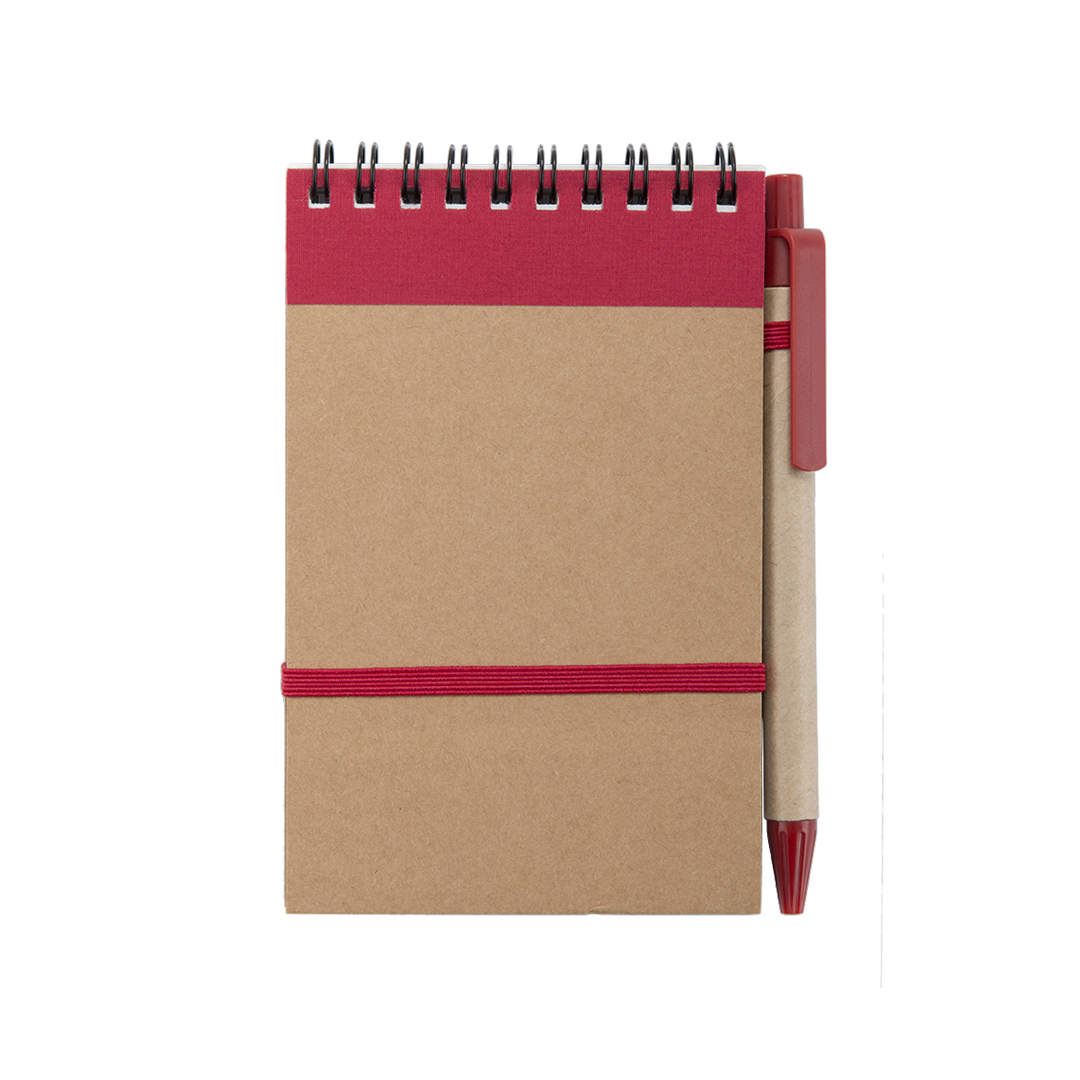 Notatnik Ecocard P160602T czerwony