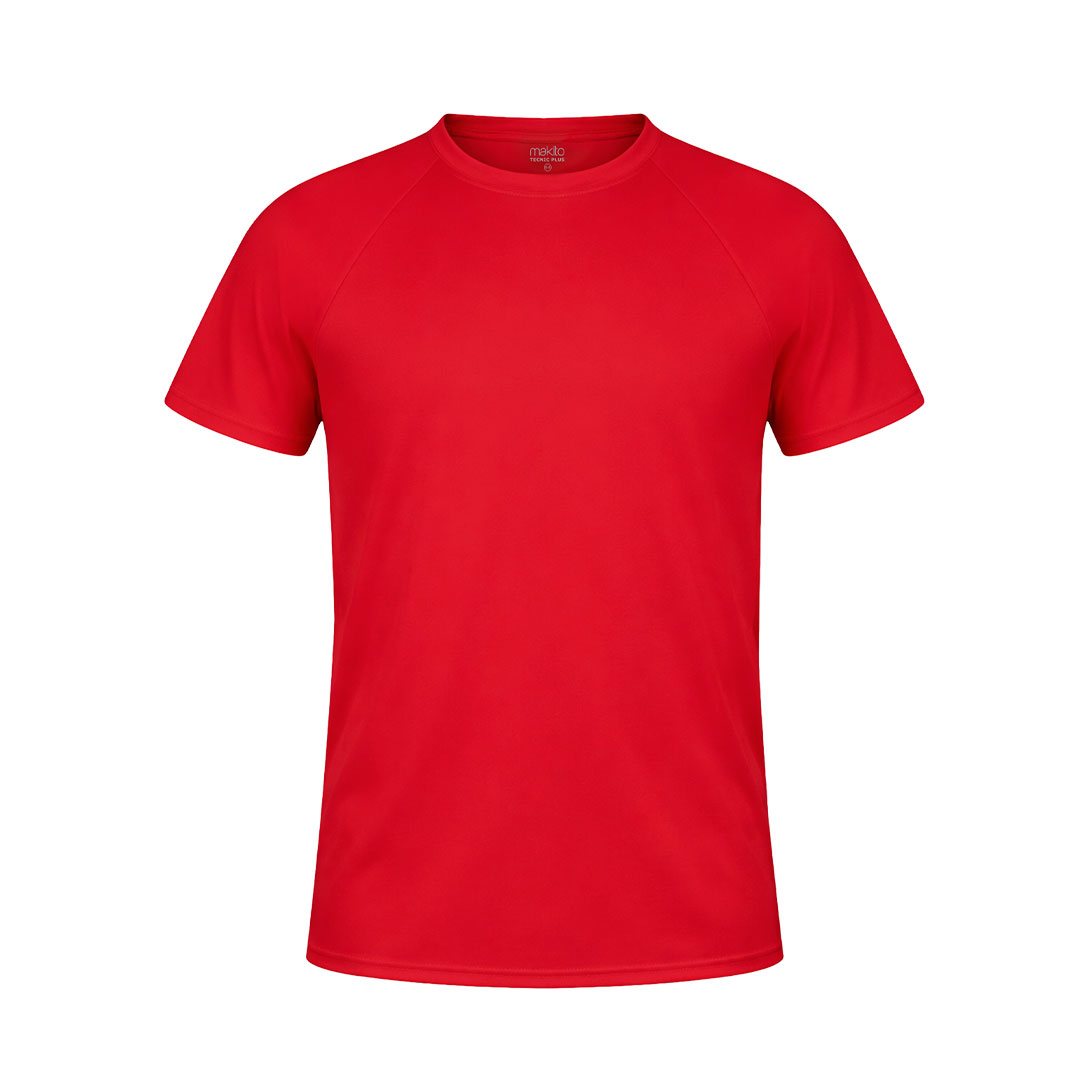 T-shirt dziecięcy Tecnic Plus P161409T czerwony