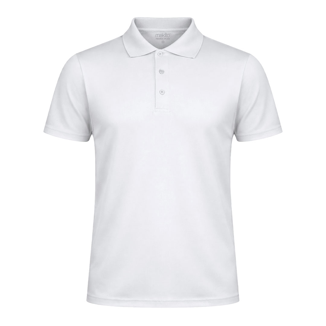 Koszulka polo Tecnic Plus P161485T biały