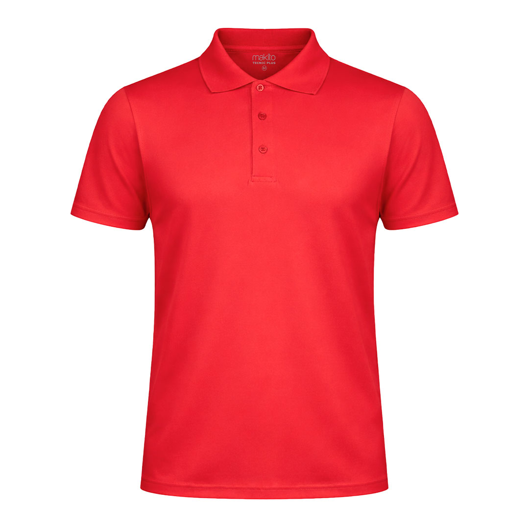 Koszulka polo Tecnic Plus P161485T czerwony
