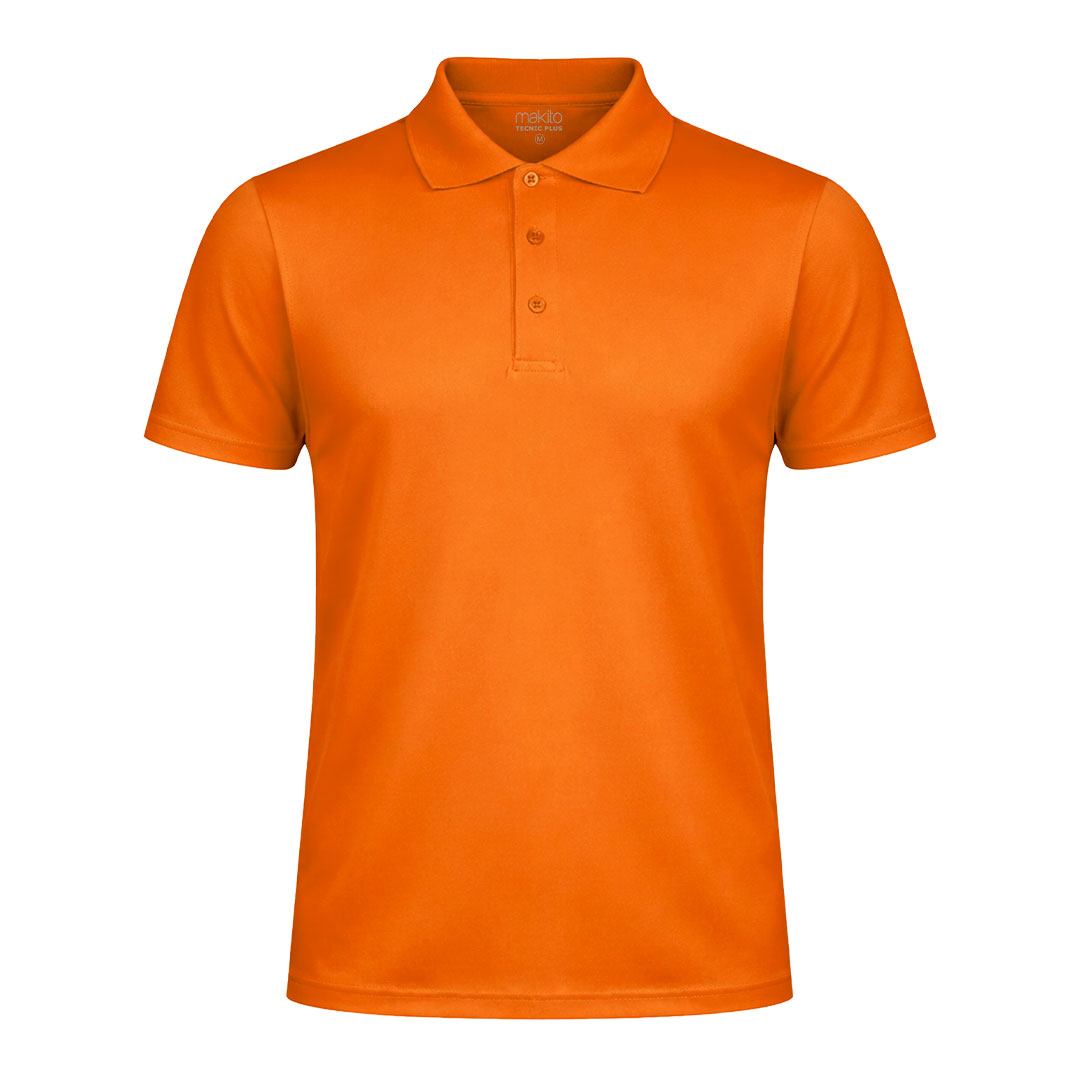 Koszulka polo Tecnic Plus P161485T pomarańczowy