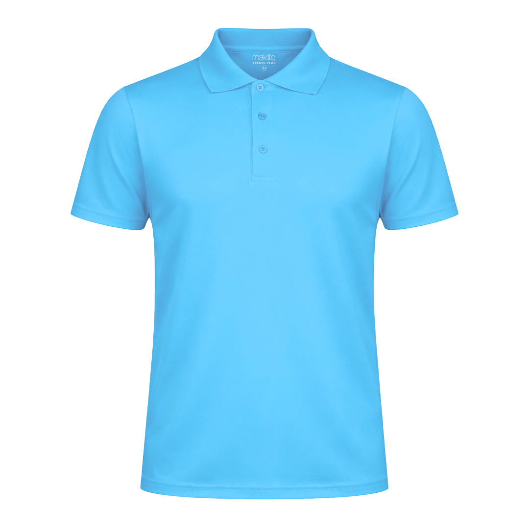 Koszulka polo Tecnic Plus P161485T błękitny
