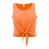 Damski T-shirt Slem P162102T pomarańczowy fluorescencyjny