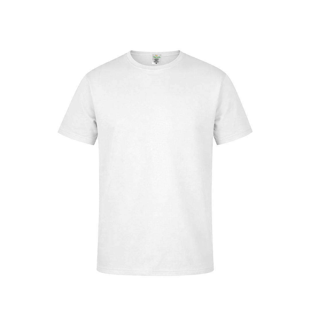 Biały T-shirt dla dorosłych "keya" MC130 P164273T MKT-5854-W Biały T-shirt dla dorosłych "keya" MC130 P164273T MKT-5854-W