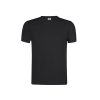 Kolorowy T-shirt dla dorosłych "keya" MC180-OE P164471T czarny Kolorowy T-shirt dla dorosłych "keya" MC180-OE P164471T czarny