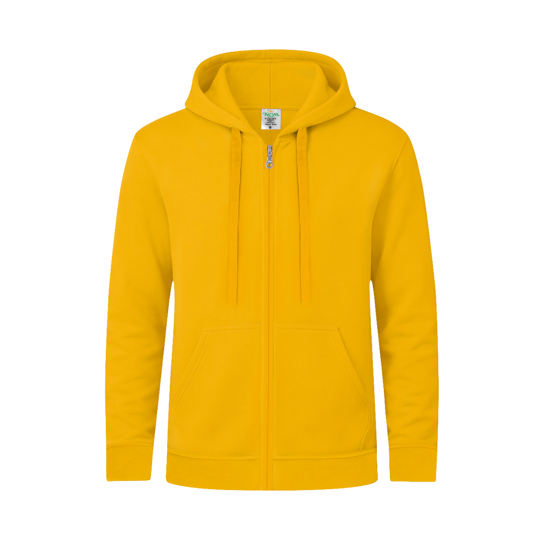 Bluza z kapturem i zamkiem dla dorosłych "keya" SWZ280 P164663T MKT-5866-W Bluza z kapturem i zamkiem dla dorosłych "keya" SWZ280 P164663T MKT-5866-W