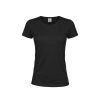 Damski kolorowy T-shirt "keya" WCS180 P164787T czarny