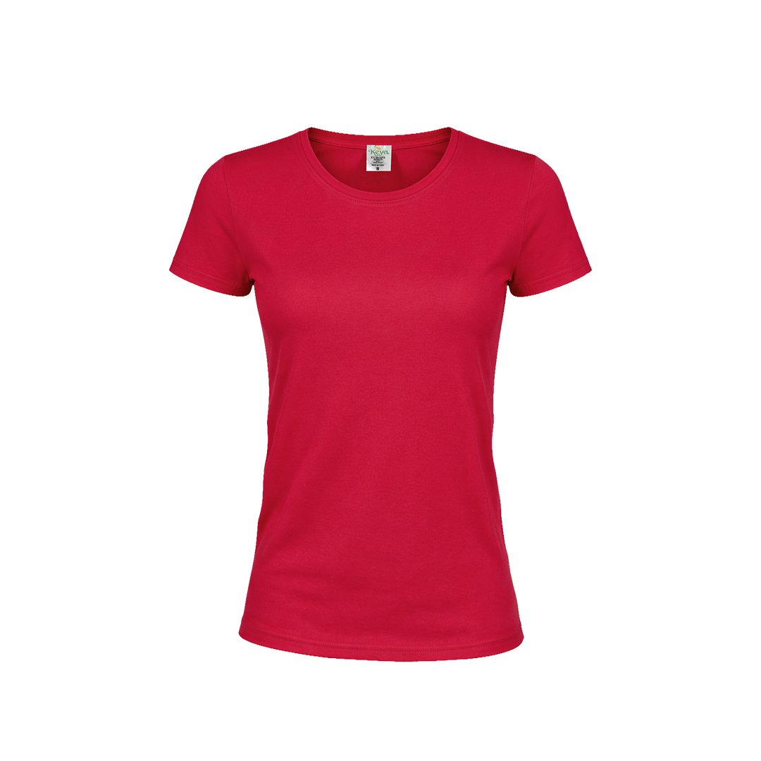 Damski kolorowy T-shirt "keya" WCS180 P164787T czerwony