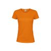 Damski kolorowy T-shirt "keya" WCS180 P164787T pomarańczowy