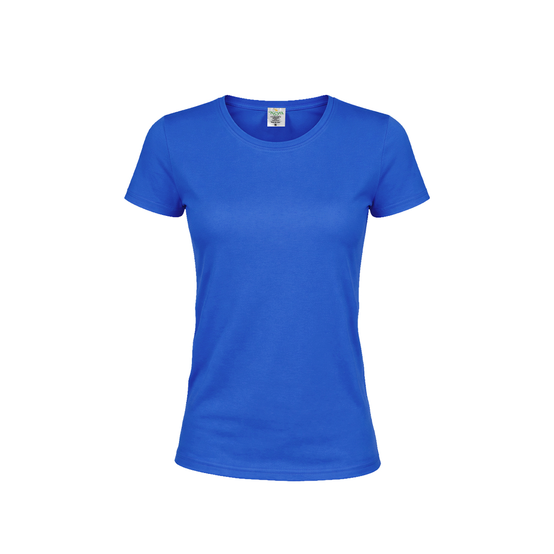 Damski kolorowy T-shirt "keya" WCS180 P164787T niebieski